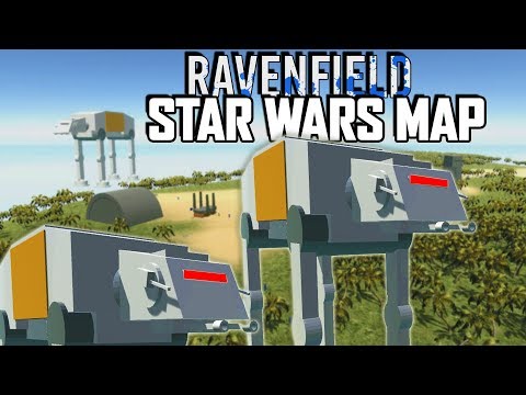AT-AT Walkers!  THE BEST STAR WARS MAP?  (Ravenfield Beta Gameplay – Alien and Scarif User maps)