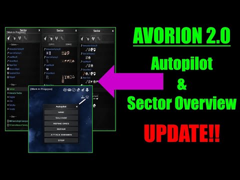 Avorion 2.0: New Autopilot & New Sector Overview Features !!!