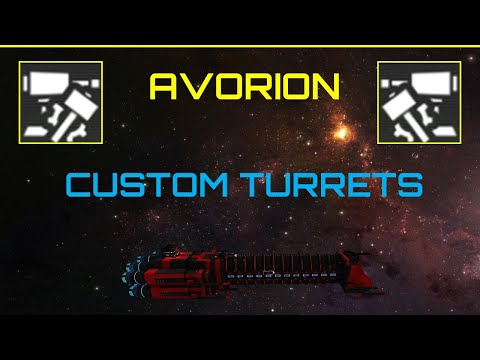 Avorion: Beginners Guide: How To Make Custom Turrets.