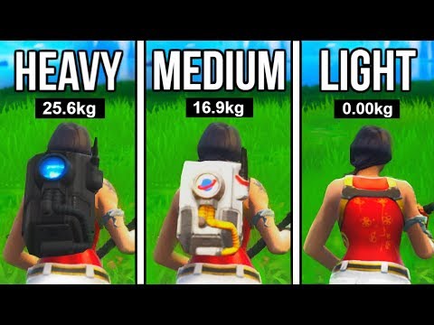 BACKPACKS in Fortnite Make You RUN SLOWER!!! (RIP FORTNITE!) Fortnite Mythbusters