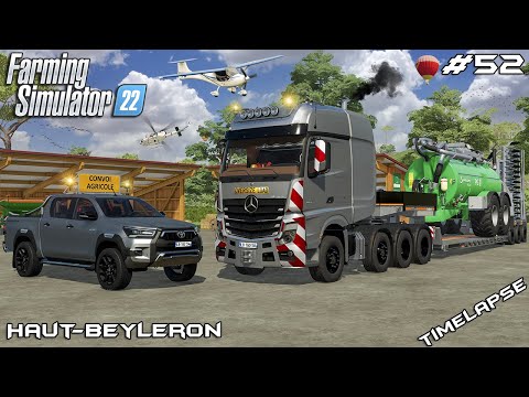 Buying a new SAMSON slurry spreader | Animals on Haut-Beyleron | Farming Simulator 22 | Episode 52