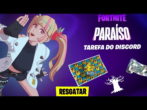 COMO PEGAR OS 3 ITENS GRÁTIS DO FORTNITE x DISCORD
