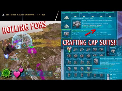 Crafting Cap Suits With A Lvl 180 Character | Ark Survival Evolved ...