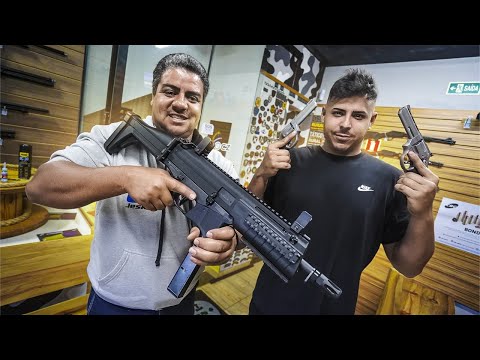 DEI UMA ARMA REAL DE PRESENTE PARA MEU PAI