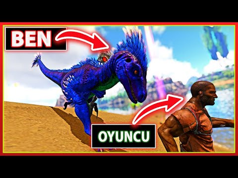 Dinozor olup GERÇEK oyuncuları Trolledim – Ark Survival Evolved Türkçe