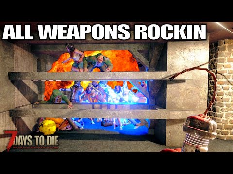 Every Weapon I Use is FIRE! | 7 Days to Die Alpha 20 Gameplay | Part 29