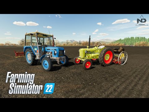 Farming Simulator 22 #33 – Thử Xới Đất và Trồng Trọt Bằng Xe Máy Cày Cổ
