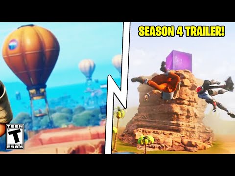 Fortnite Season 4 is HERE! (TRAILER & NEW MAP!)