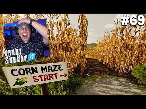 GEVANGEN IN EEN MAIS DOOLHOF! // Farming Simulator 22 #69 (Nederlands)