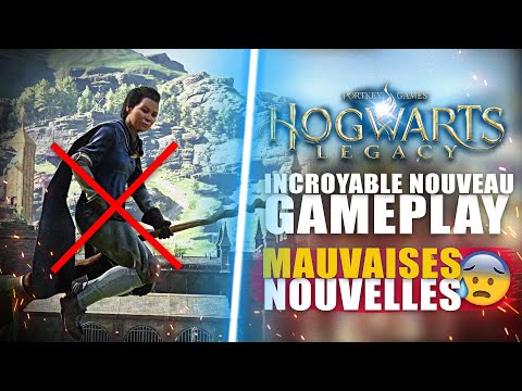 Hogwarts Legacy : Nouveau GAMEPLAY 🔥 Bonnes et MAUVAISES NOUVELLES 😥 (Quidditch, Maisons, …)
