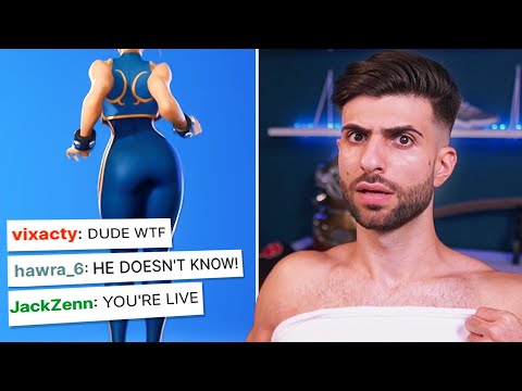 I Accidentally Went Live on Fortnite…