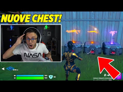 LA MIA REAZIONE ALLE NUOVE CHEST e al NUOVO DMR di FORTNITE!! *figata*