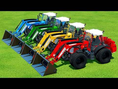 LOAD POTATOES ON TRUCKS WITH RIGITRAC TRACTORS – Farming Simulator 22