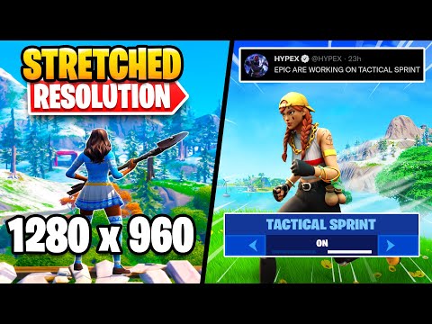 New Stretch Resolution Bug | Tactical Sprinting Coming to Fortnite?