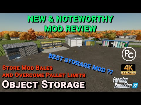 Object Storage & Steel Object Storage Sheds | Mod Review | Farming Simulator 22