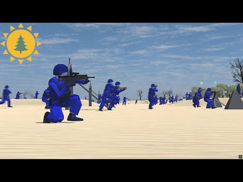 Ravenfield – 1,000 Bots Battle | Massive NPC Warfare & A.I Battle | Utah Beach