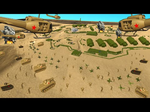 Realistic ARMY MEN Backyard FORTRESS Invasion! – Ravenfield: Battle Simulator