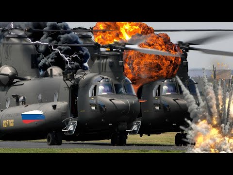 Russia surrender! Russian military transport helicopter destroyed by Ukrainian airstrike – Arma 3