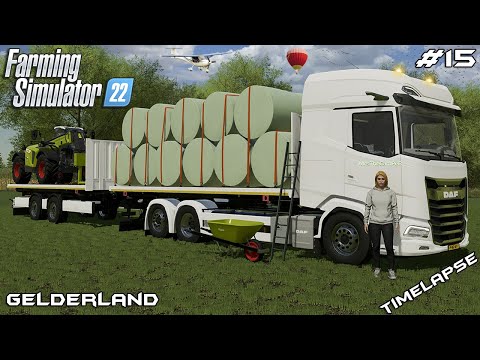 Selling SILAGE BALES with MrsTheCamPeR | Animals on Gelderland | Farming Simulator 22 | Episode 15