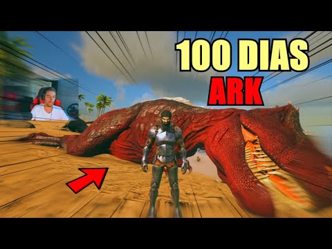 SOBREVIVIENDO 100 DIAS en Ark Survival Evolved! | NUESTRA CASA Y TAMEOS! 😱 #2