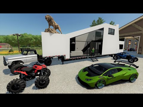 Trading mobile home for Lamborghini | Farming Simulator 22