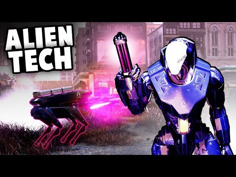 Using ALIEN TECHNOLOGY In Battle! (Realistic Ravenfield – EXIMIUS: Seize The Frontline Gameplay)