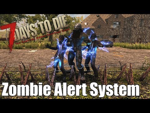 7 Days to Die – Zombie Defense – Alert System & Electric Fence (Alpha 16)