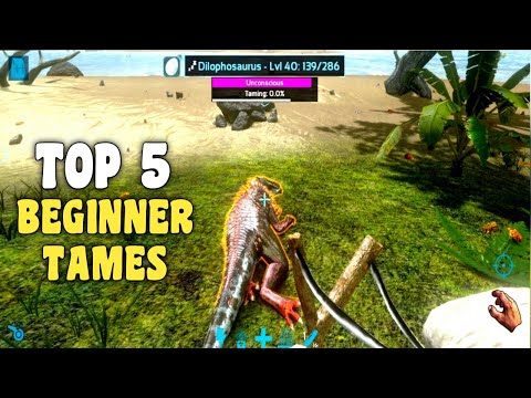 Ark Mobile – Top 5 Beginner Tames  (With Their Ability) | Beginner Tames Ark Mobile