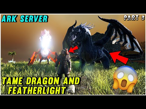 ARK: Survival Evolved Server|Tame Featherlight|Part 3|Mr SASI