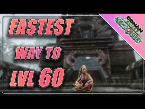 Best Way To Level Up To 60 | Conan Exiles Power Leveling Guide | Age of Sorcery 2023