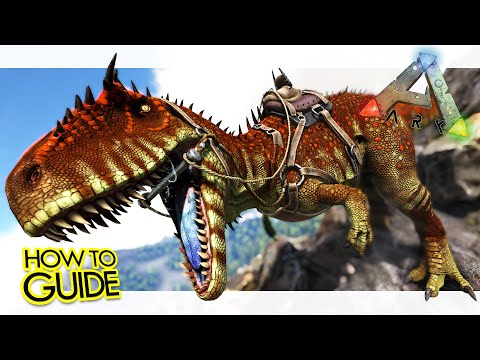 Carcharodontosaurus Guide! How to Tame & Abilities – ARK Survival Evolved