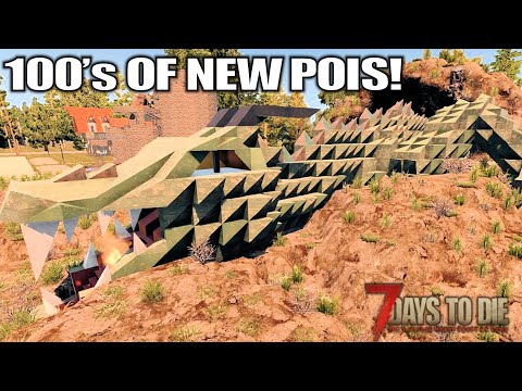 Compo Pack, Hundreds of New POIS to Explore | 7 Days to Die Alpha 20 MP Gameplay