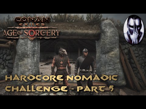 Conan Exiles | Hardcore Nomadic Challenge | Pt.5:  Third Artefact & Mounds of the Dead