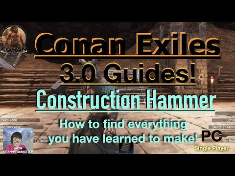 Construction Hammer! Conan Exiles 3.0 beginners guide