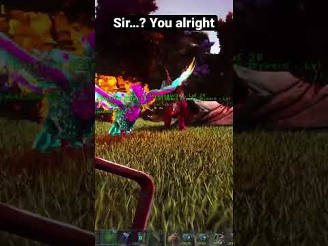 He is not okay #arksurvivalevolved #ark #ytshorts #viral #smallyoutuber #viralvideo