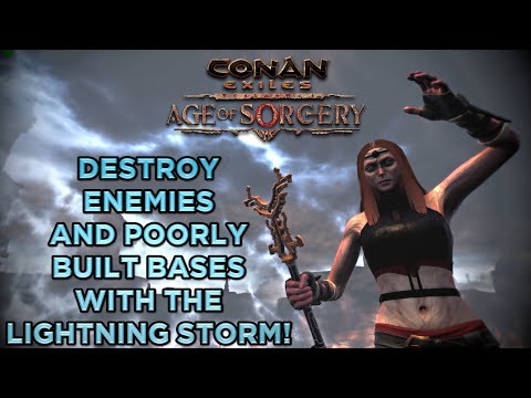 Lightning Storm Spell Is More Powerful Than You Think! – CONAN EXILES 3.0 (READ DESCRIPTION)