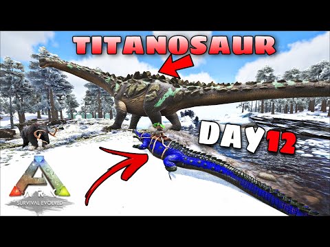 SARCO AND I TRIED CATCHING TITANOSAUR BUT THIS HAPPENED 😲 | ARK Survival Evolved EP12 In HINDI
