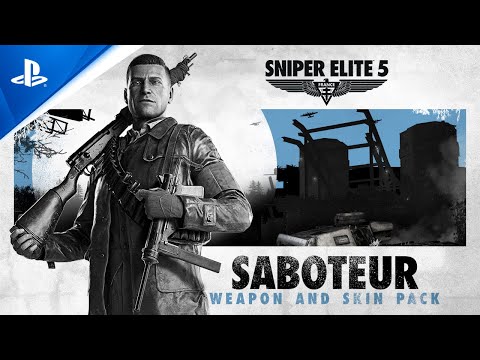 Sniper Elite 5 – Saboteur Weapon & Skin Pack Trailer | PS5 & PS4 Games