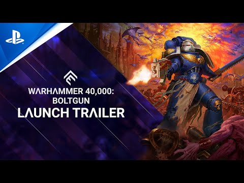 Warhammer 40,000: Boltgun – Launch Trailer | PS5 & PS4 Games