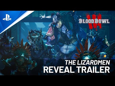 Blood Bowl 3 – The Lizardmen Reveal Trailer | PS5 & PS4 Games