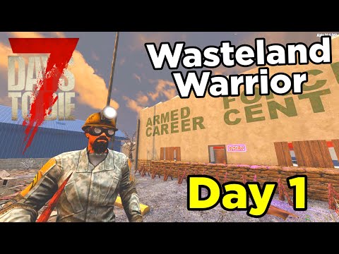 7 Days to Die (2023) – Day 1 "Starting in the Wasteland" (A20 with CompoPack 48)