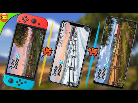 Android vs iOS vs Nintendo Switch Comparison with Farming Simulator 23 Mobile