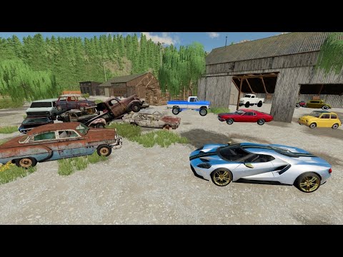 Buying Abandoned Junkyard full of rare racecars | Farming Simulator 22