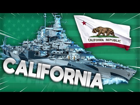 California is GIRTHY in all the right places in World of Warships Legends