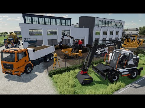 Décaissement d'un immeuble de millionnaire en location | Farming Simulator 22 travaux publics