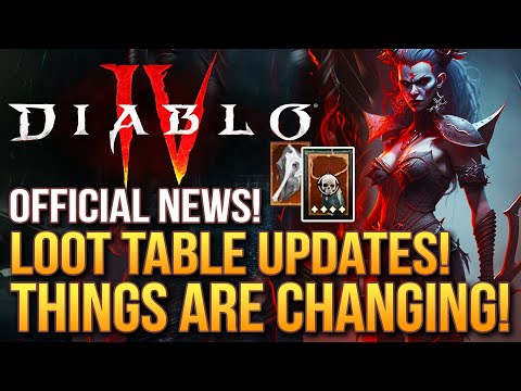 Diablo 4 – It's Confirmed! Critical Updates To Loot Tables, Legendary Aspects! Things Are Changing!