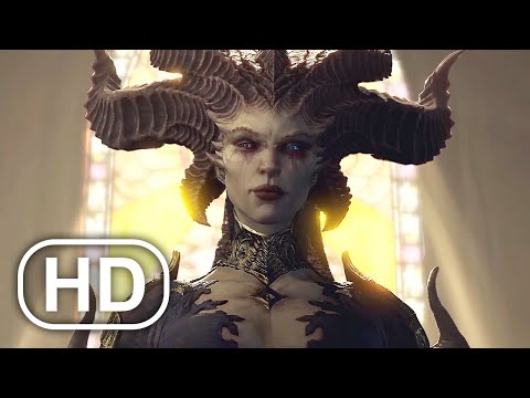 DIABLO 4 Lilith Vs Church Priest Cinematic 4K