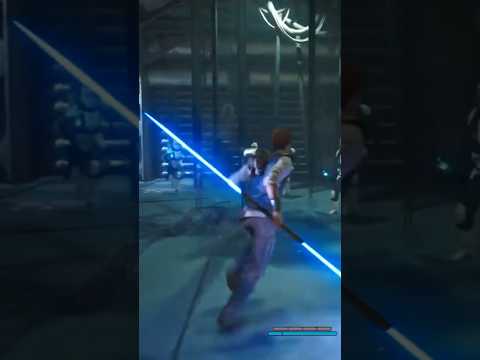😤Fighting a Group of Stormtroopers oh so Satisfying 😙 #jedisurvivor #gameclips #gamer #starwars