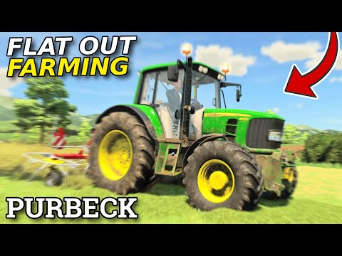 FLAT OUT FARMING! PLANNING FOR "NEW" MACHINES | PURBECK FARMING SIMULATOR 22 – Episode 5