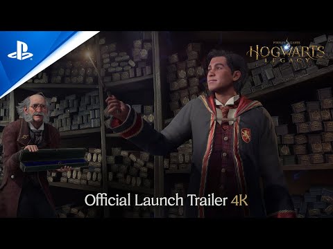 Hogwarts Legacy – Official 4K Launch Trailer | PS5 & PS4 Games